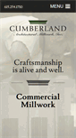 Mobile Screenshot of cumberlandmillwork.com